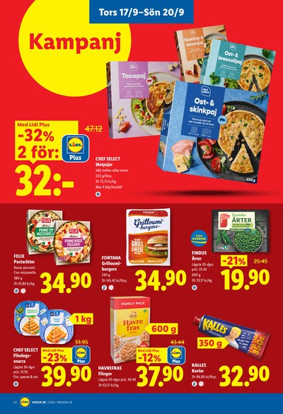 Lidl reklamblad i vecka 38 sida 26