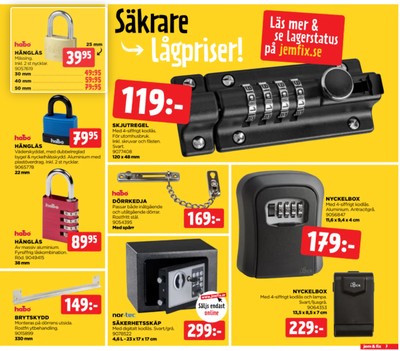 Jem & Fix reklamblad i vecka 38 sida 7