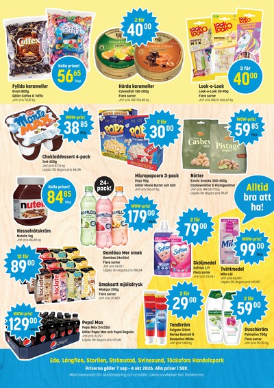Eurocash reklamblad i vecka 38 sida 4