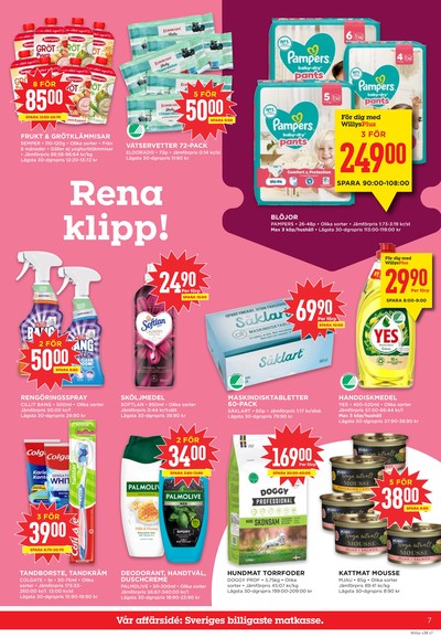 WILLY:S reklamblad i vecka 38 sida 7