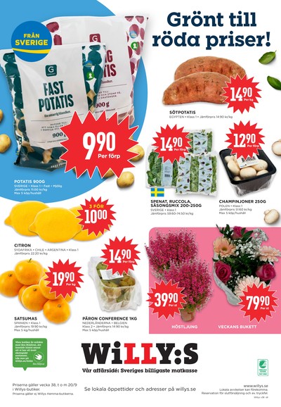 WILLY:S reklamblad i vecka 38 sida 8