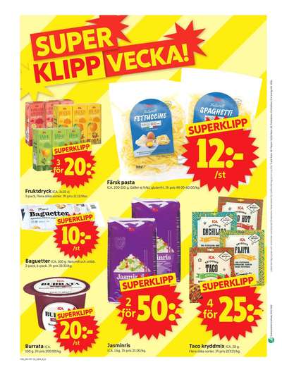 ICA Supermarket reklamblad i vecka 38 sida 10