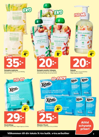 X:-tra reklamblad i vecka 38 sida 3
