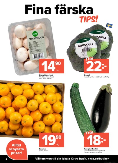X:-tra reklamblad i vecka 38 sida 4