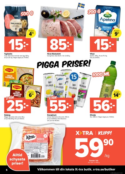 X:-tra reklamblad i vecka 38 sida 6