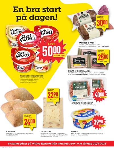 WILLY:S hemma reklamblad i vecka 38 sida 2