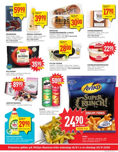WILLY:S hemma reklamblad i vecka 38 sida 3