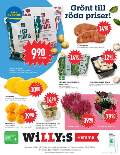 WILLY:S hemma reklamblad i vecka 38 sida 4