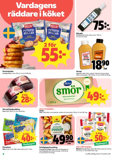 Coop reklamblad i vecka 38 sida 8