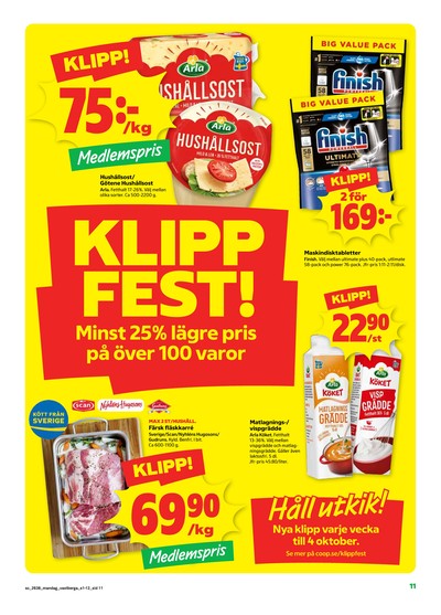 Stora Coop reklamblad i vecka 38 sida 11