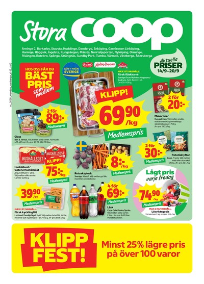Stora Coop reklamblad i vecka 38 sida 3
