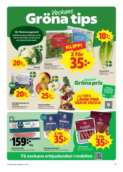Stora Coop reklamblad i vecka 38 sida 5