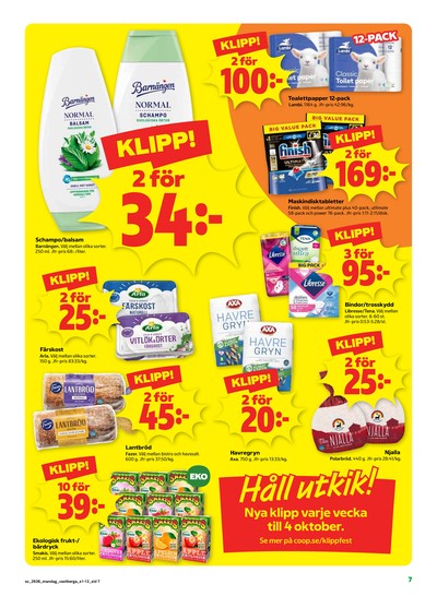 Stora Coop reklamblad i vecka 38 sida 7