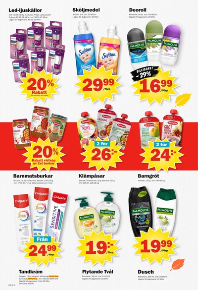 Pekås reklamblad i vecka 38 sida 6