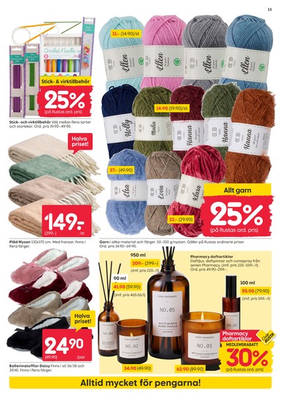 Rusta reklamblad i vecka 38 sida 13