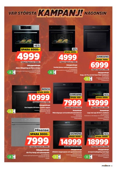 Power reklamblad i vecka 38 sida 43