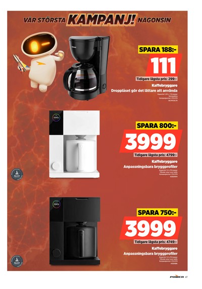 Power reklamblad i vecka 38 sida 47