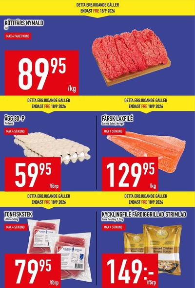 MatDax reklamblad i vecka 38 sida 4