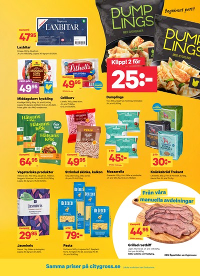 City Gross reklamblad i vecka 38 sida 8