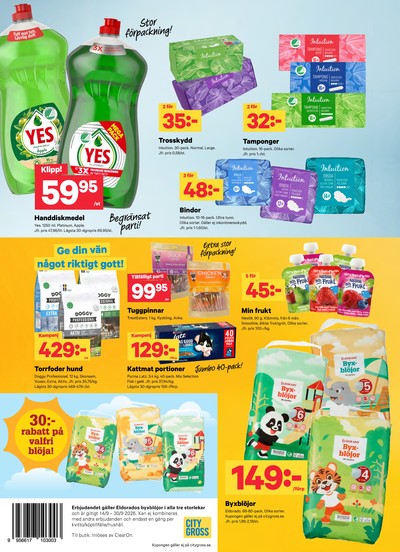 City Gross reklamblad i vecka 38 sida 10