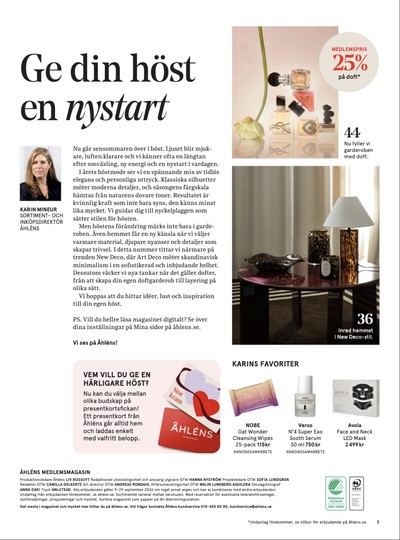 Åhlens reklamblad i vecka 38 sida 3