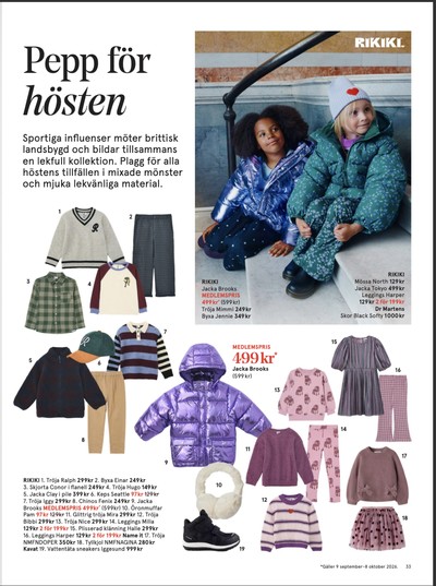 Åhlens reklamblad i vecka 38 sida 33