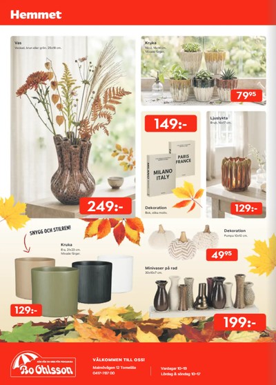 Bo Ohlsson reklamblad i vecka 38 sida 12