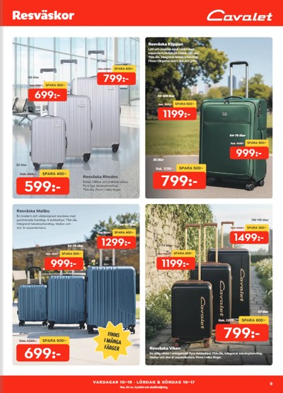 Bo Ohlsson reklamblad i vecka 38 sida 9