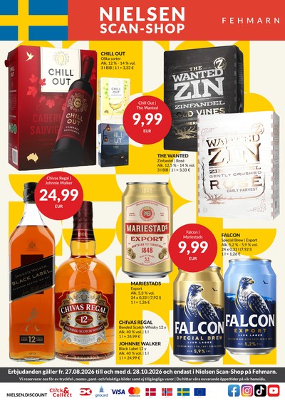 Nielsen Discount reklamblad i vecka 39 sida 1