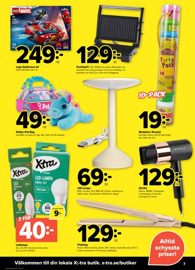 X:-tra reklamblad i vecka 39 sida 7
