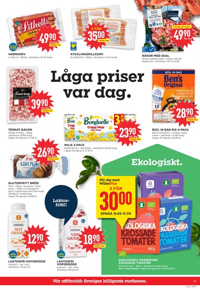 WILLY:S reklamblad i vecka 39 sida 9