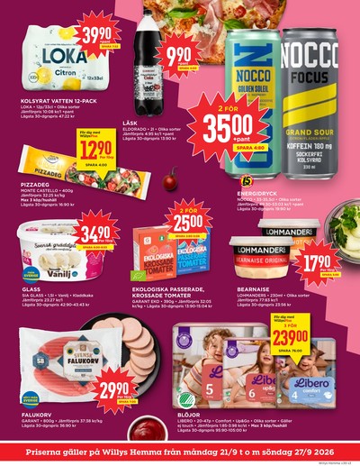 WILLY:S hemma reklamblad i vecka 39 sida 3