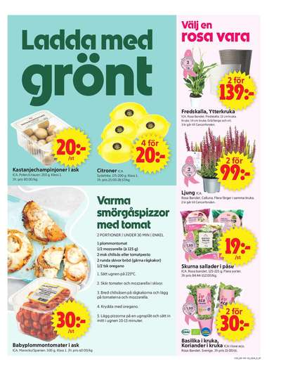 ICA Supermarket reklamblad i vecka 39 sida 9
