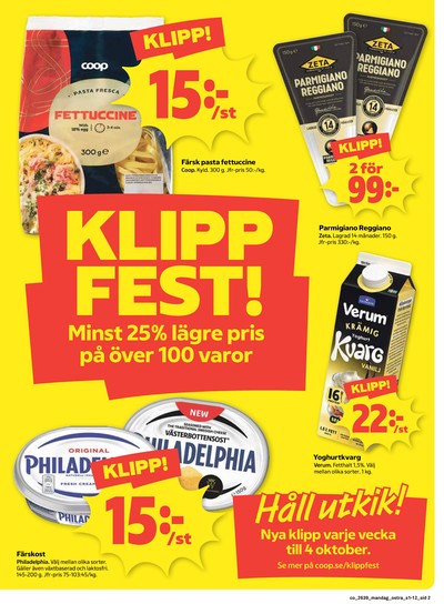 Coop reklamblad i vecka 39 sida 2
