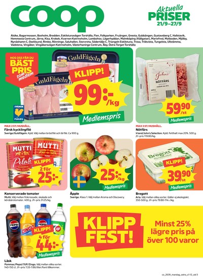 Coop reklamblad i vecka 39 sida 3