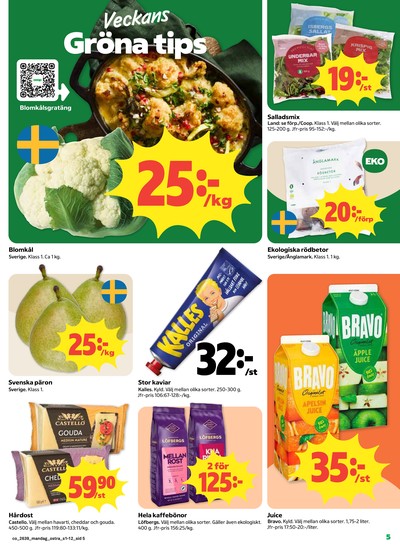 Coop reklamblad i vecka 39 sida 5