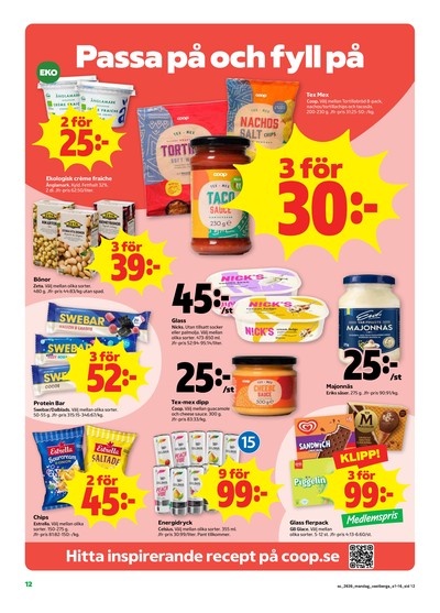Stora Coop reklamblad i vecka 39 sida 12