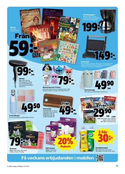 Stora Coop reklamblad i vecka 39 sida 13