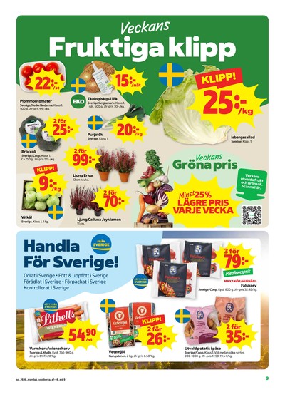 Stora Coop reklamblad i vecka 39 sida 9