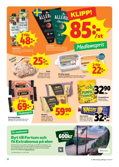 Stora Coop reklamblad i vecka 39 sida 10