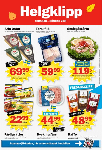 Pekås reklamblad i vecka 39 sida 8