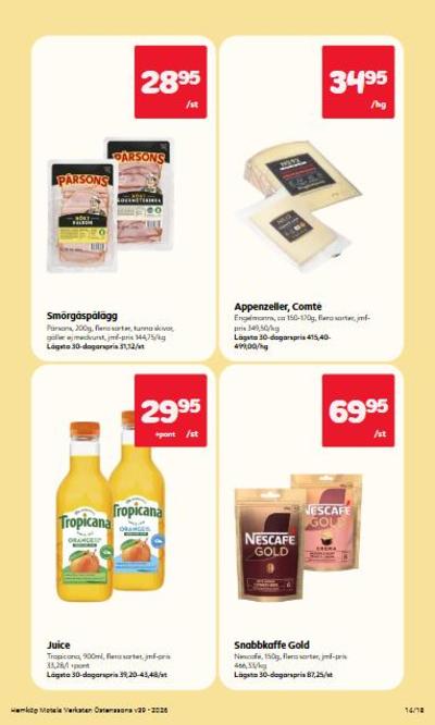 Östenssons reklamblad i vecka 39 sida 14