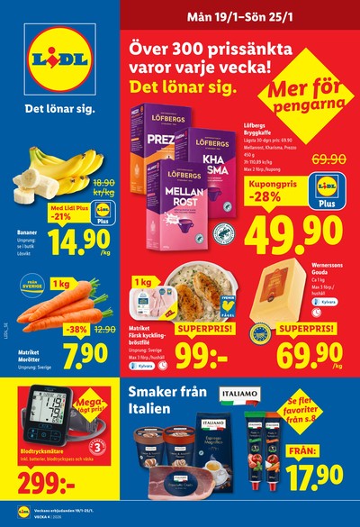 Lidl reklamblad i vecka 4 sida 1