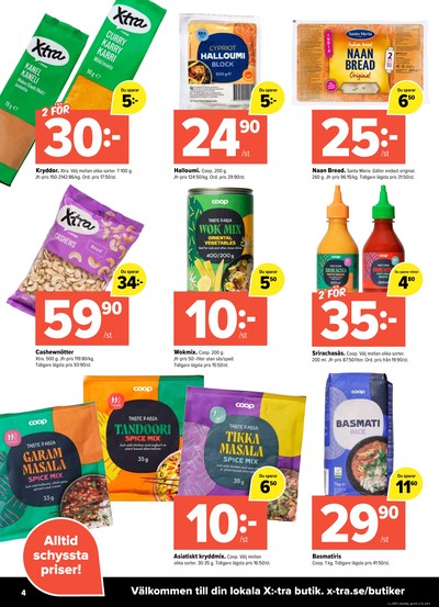 X:-tra reklamblad i vecka 4 sida 4