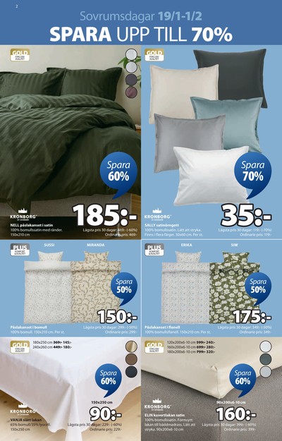 Jysk reklamblad i vecka 4 sida 3