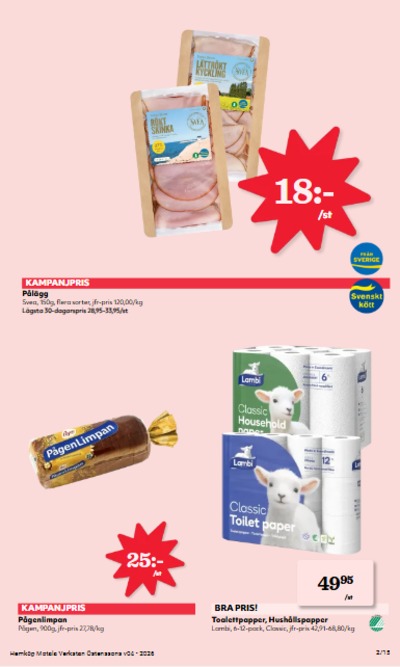 Hemköp reklamblad i vecka 4 sida 2