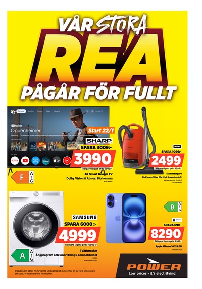 Power reklamblad i vecka 4 sida 1