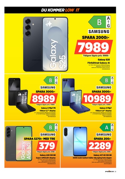 Power reklamblad i vecka 4 sida 39