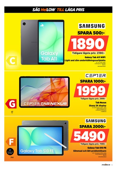 Power reklamblad i vecka 4 sida 5