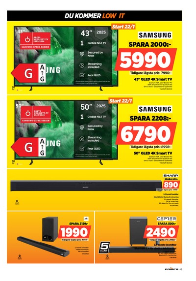 Power reklamblad i vecka 4 sida 43